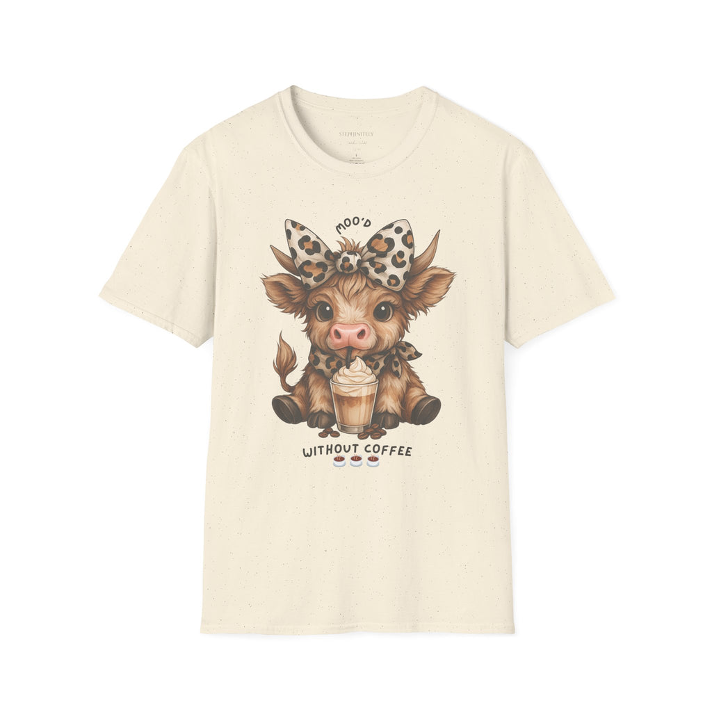 Moo'd Without Coffee Cow Tee